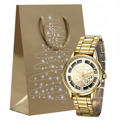 BRANDED Keilah Watch with Gold Coloured Strap RRP £21.80 CLEARANCE XL £2.99 or 2 for £5
